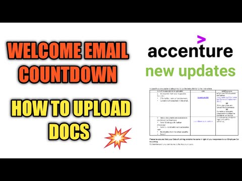 Welcome Accenture Documents update Important Onboarding process