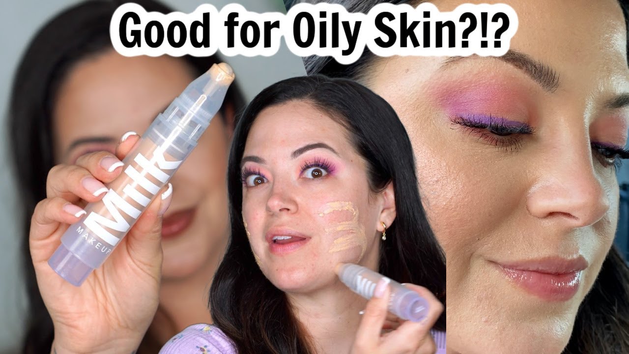 NEW MILK MAKEUP SUNSHINE SKIN TINT REVIEW WEAR TEST ON OILY SKIN NEW MILK MAKEUP SUNSHINE SKIN TINT REVIEW WEAR TEST ON OILY SKIN