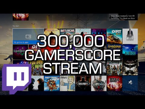 300,000 GAMERSCORE STREAM - (4 Hour Stream Highlight - 6.27.2016) - YouTube