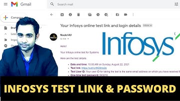 Infosys Update: Check your Email for Test Link and One-time-password | Reset your password