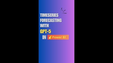 Testing GPT-5 Time-series  Forecasting in Power BI  with AI