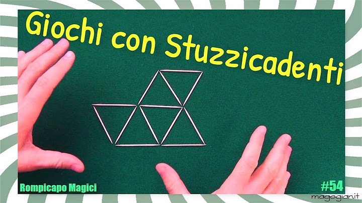 Rompicapo Magici Tutorial #54 - Giochi con Stuzzicadenti