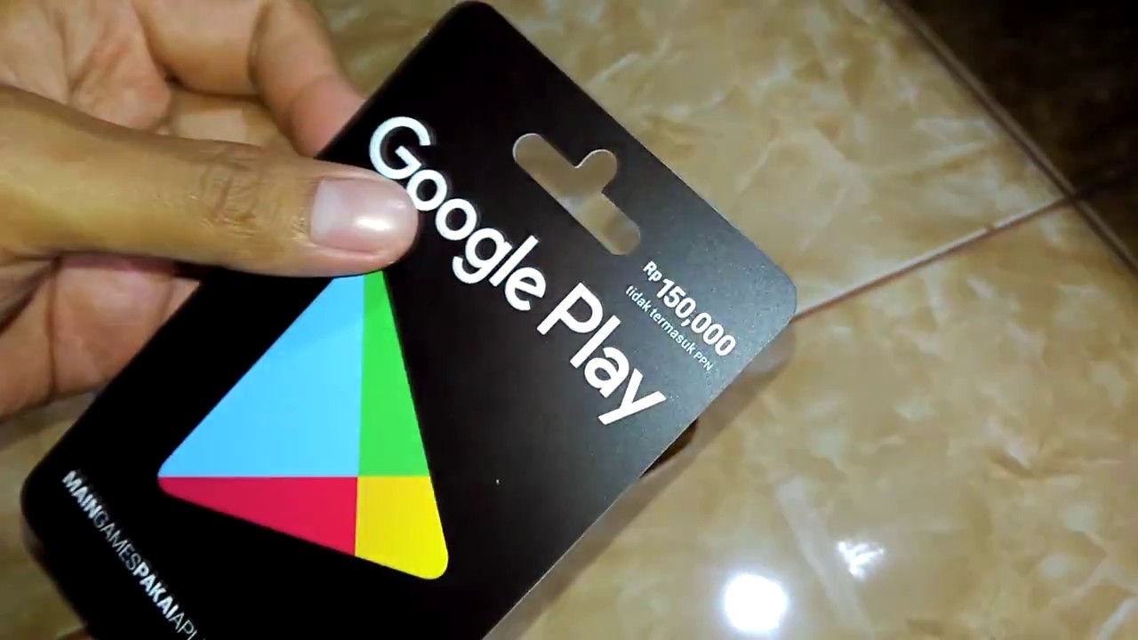 Cara Isi Saldo Play Store Dengan Voucher Google Play Pertama Kali