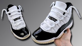 HOW TO LACE NIKE AIR JORDAN 11 LOOSELY (BEST WAY!)