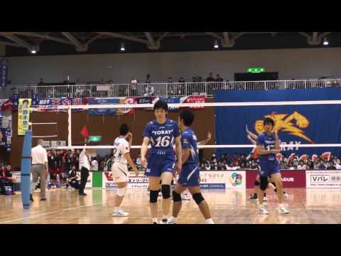 Volleyball 東レ vs サントリー-2 Vプレミアリーグバレーボール 2013.3.9