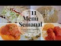 Menú Semanal #11 Especial Cuaresma | Comidas con Verduras | Erika Blop