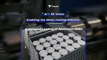 3D Vision-Guided Automated Loading of Aluminum Disks | AI | Robotics | Casting | Innovation