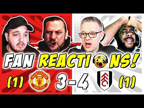 MAN UTD FANS FURIOUS 🤬 REACTION TO MAN UTD (3) 1-1 (4) FULHAM MAN UTD FANS FURIOUS 🤬 REACTION TO MAN UTD (3) 1-1 (4) FULHAM