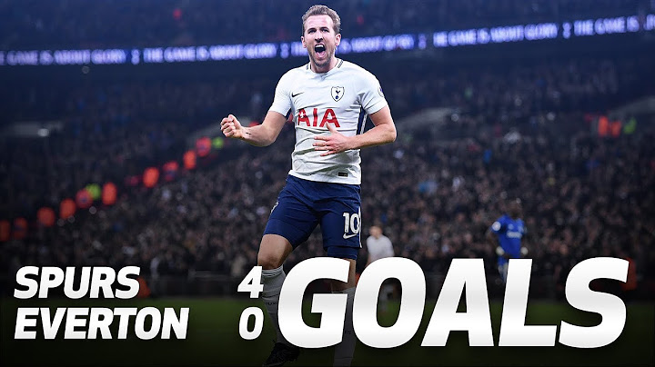 GOALS: Spurs 4-0 Everton