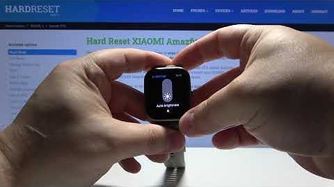 How to Change Screen Brightness in Xiaomi Amazfit GTS  - Set Up Screen Intensity