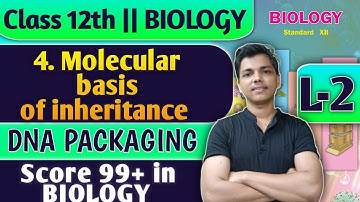 L-2 | 4. Molecular basis of inheritance Class 12 Biology By New Indian era DNA Packaging #biology