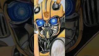 Bumblebee Drawing| #transformers #optimusprime #trailer #movie #autodesk #drawing #art #desenho2d