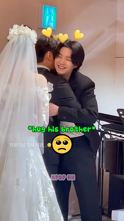 The Way Yoongi Congrats His Brother And Sister In Law 😍❤ #shorts #yoongi #suga #bts
