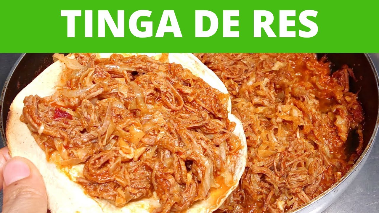 Tinga de res, super  RecetasdeLuzMa - YouTube