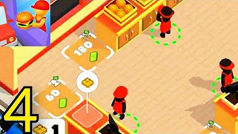 Burger Please! - Gameplay Walkthrough Part 4 (Android.Ios) #gamingvideos #tycoon #burger