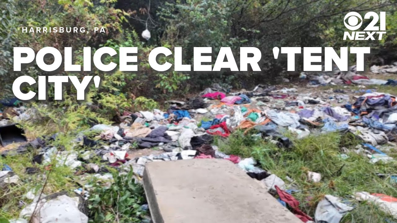 Police clear 'Tent City' homeless encampment: 21 Next