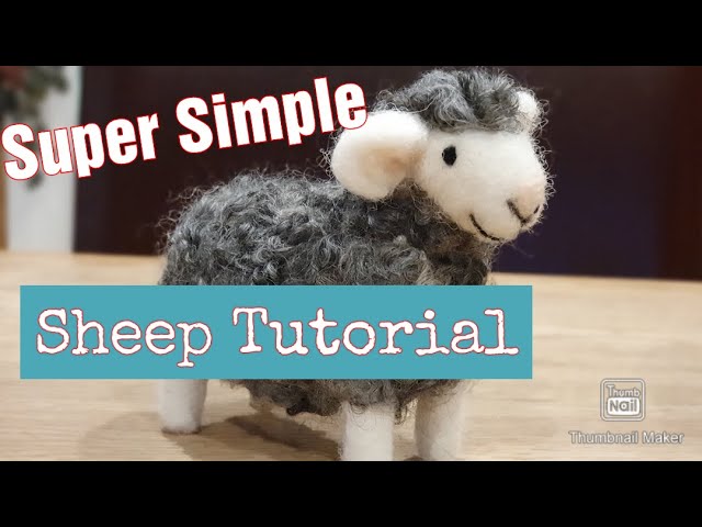 Needle Felting Sheep Class – Hooked Knitting