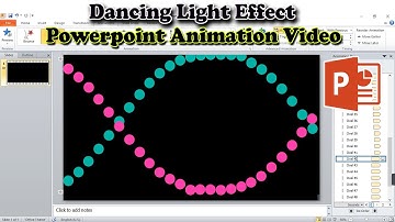 Dancing Light Animation in Powerpoint | Light animation in powerpoint | powerpoint animation video