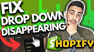 How To Fix Hover Effect Drop Down Menu Disappearing In Shopify