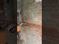 🧱⚙️ Electric Wall Chaser Operation and Brick Wall Slot Cutting