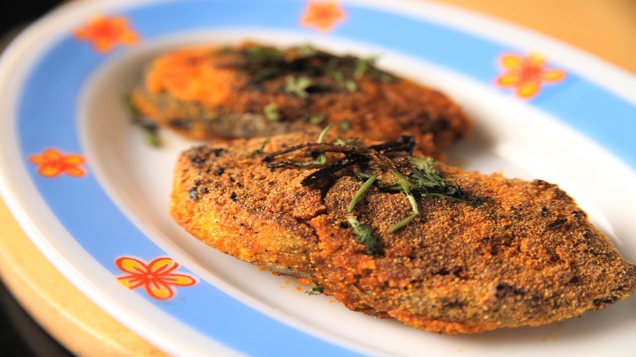 Surmai Fry Recipe - Goan Style Fish Fry Recipe By Shakti - Fish Rava Fry | India Food Network