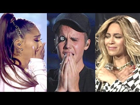 Famous Singers Crying While Performing on Stage (Singing Breakdowns 2017)