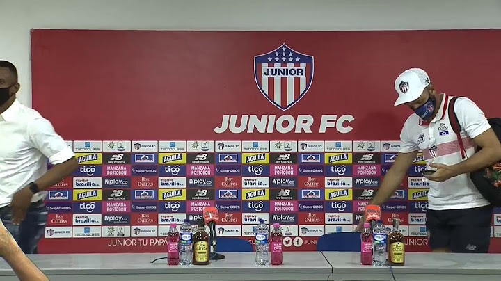 En vivo: Rueda de prensa de Junior tras el partido frente a América