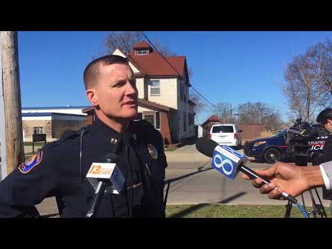 GRPD Captain Vincent Reilly gives update at Gerald R Ford Academic Center