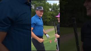 Proof that practice swings are overrated😂