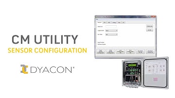 Sensor Configuration Using CM Utility