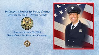 SFFD Firefighter/Paramedic Jason Cortez Memorial Service