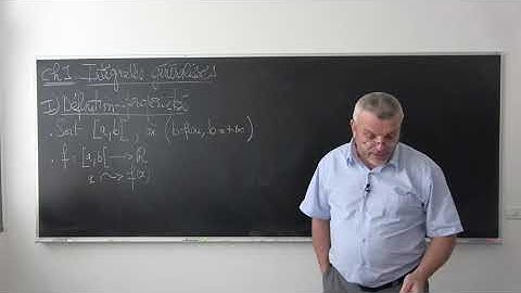 IDUP Cours 1 - Intégrales Généralisées