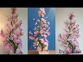 Cara Membuat Bunga Plastik kresek | Beautiful flower craft from crackle plastic