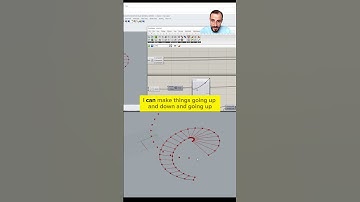 Curve divisions for the Swoosh Pavilion. A quick look at shaping its form. #shorts #parametricdesign