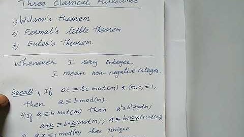 Algebra and Number Theory Unit 5: Video 1