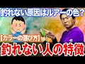 こんなカラーを選んでいませんか?釣れない人の特徴【カラーの選び方】オヌマンのシーバス塾