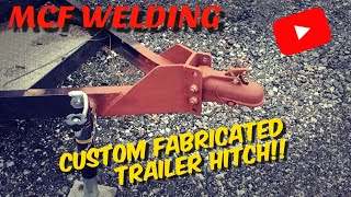 WELDING a new trailer hitch for my welding trailer!