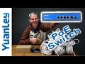 YuanLey 6 Port PoE Switch – CAT6 Cable Length Test + Security Cameras