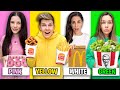 EATING IN ONE COLOUR *DRIVE THRU* ONLY for 24 HOURS! Empire Family