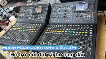Mixer số midas M32r hãng bãi siêu lướt đời 2019 máy vỉ tím đẹp như mới. Giá hợp lý 0981 309 379