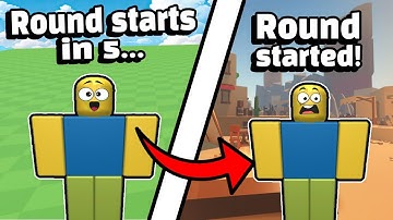 How To Make A ROUND & INTERMISSION SYSTEM - Roblox Studio