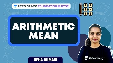 Arithmetic Mean | Arithmetic Progression | Foundation & NTSE | Neha Kumari