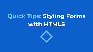 Quick Tips: Styling Forms with HTML5 [NoCode]