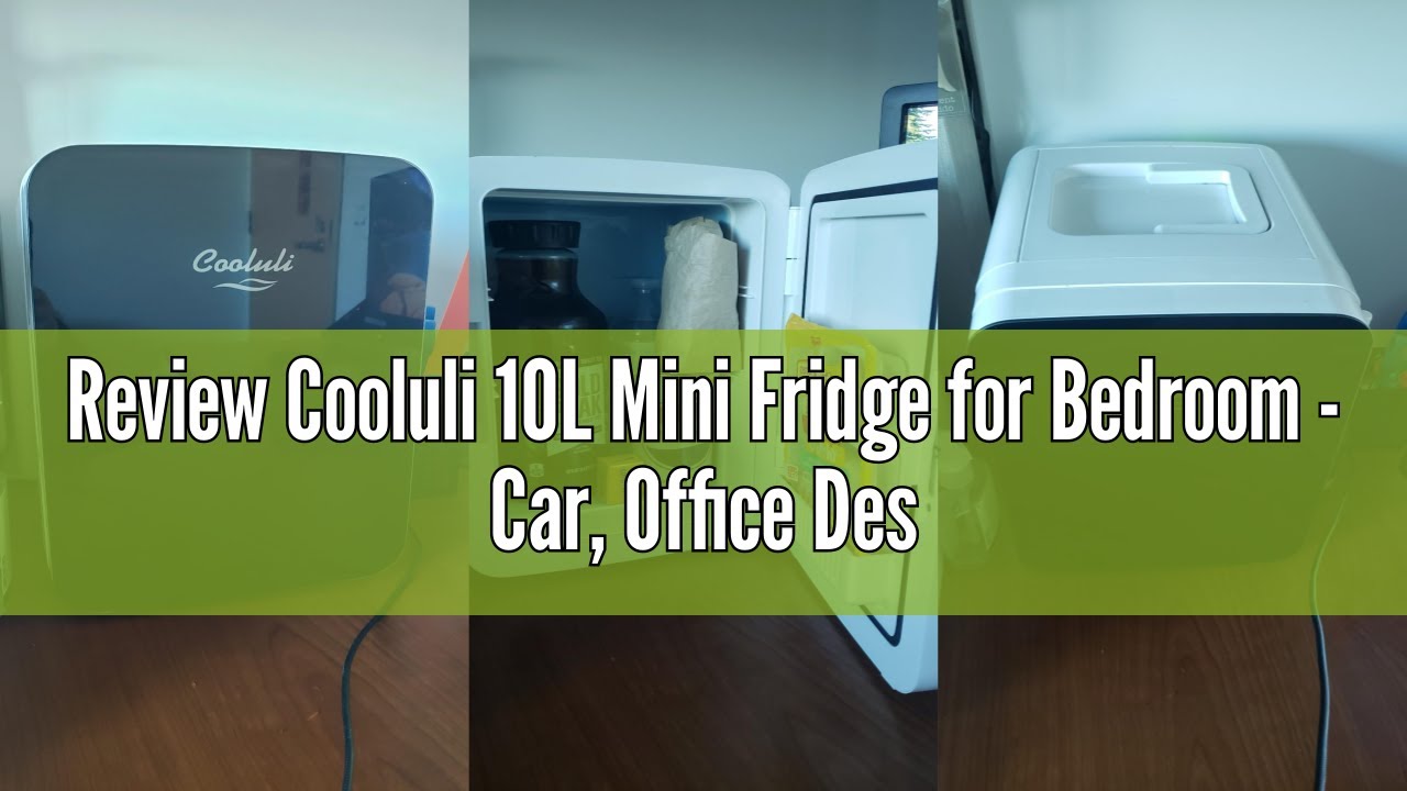 Mini frigorifero da 10 lri per camera da letto-auto, scrivania da ufficio e dormorio universario-12V Disposivo di raffreddamento e scaldino