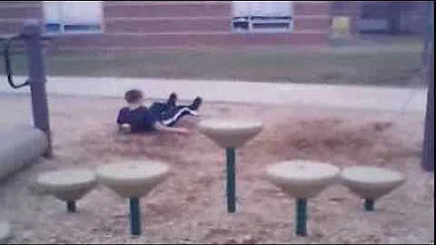 painful parkour fail