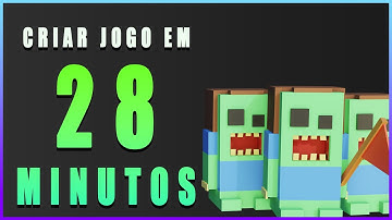 COMO CRIAR UM JOGO EM 28 MINUTOS! (Fácil)