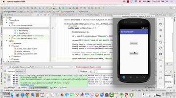 Inserting Data using SQLITE in Android 2 of 2