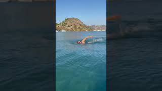 Denizde Serbest Stil Yüzme Yüzülür