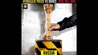 Hydraulic Press Vs Strongest Human Bones Who Will Win 