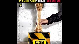 Hydraulic Press Vs Strongest Human Bones Who Will Win